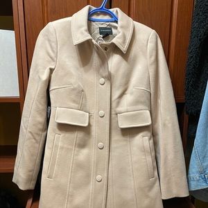 Club Monaco Beige Wool Coat
